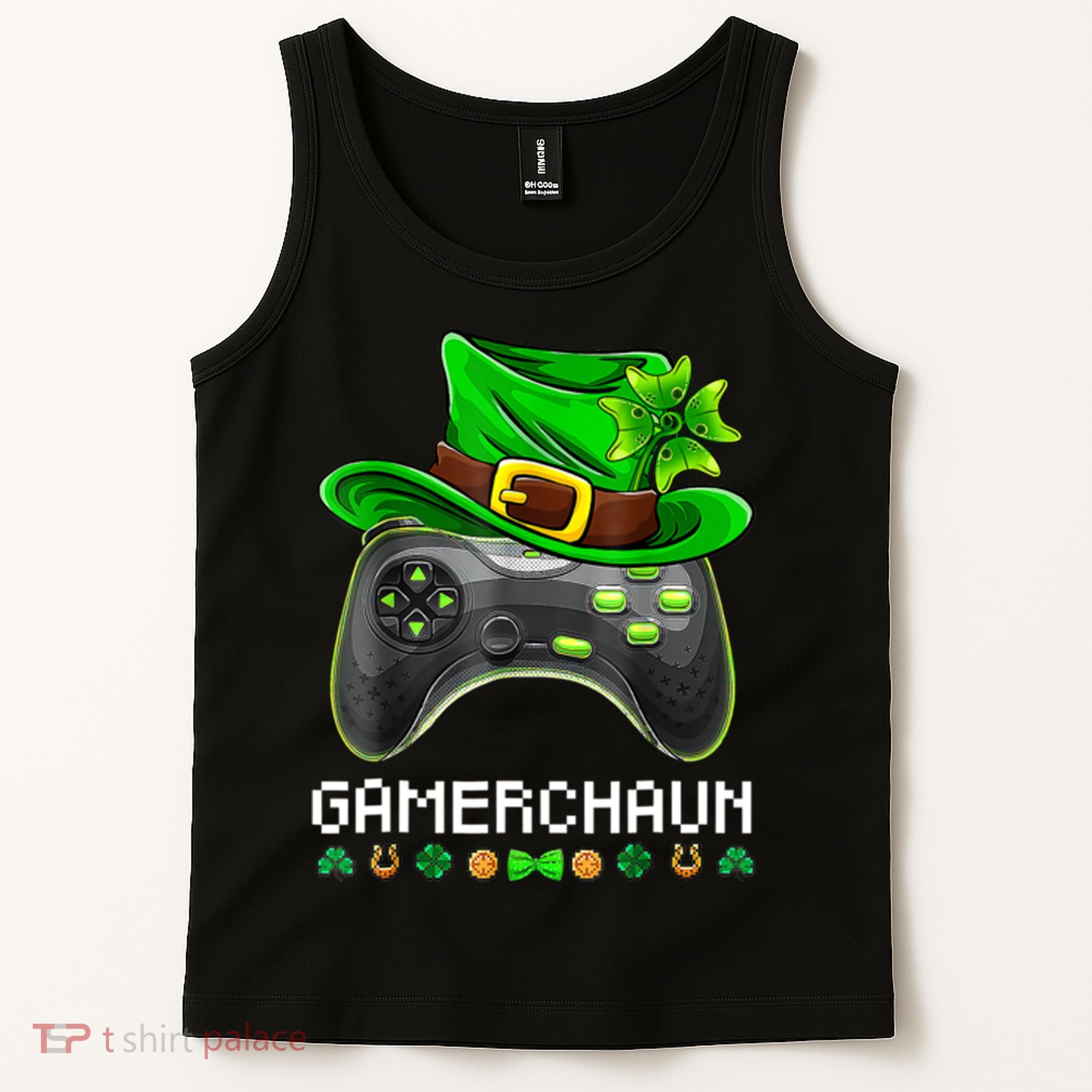 Gamerchaun St Patrick's Day Game Tank Top