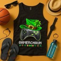 Gamerchaun St Patrick's Day Game Tank Top thumb 4