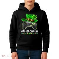 Gamerchaun St Patrick's Day Game Kids Hoodie thumb 4