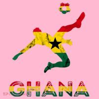 Ghana Soccer Player Ghana Ghanese Roots Evolution Ghana Flag Coaster thumb 2