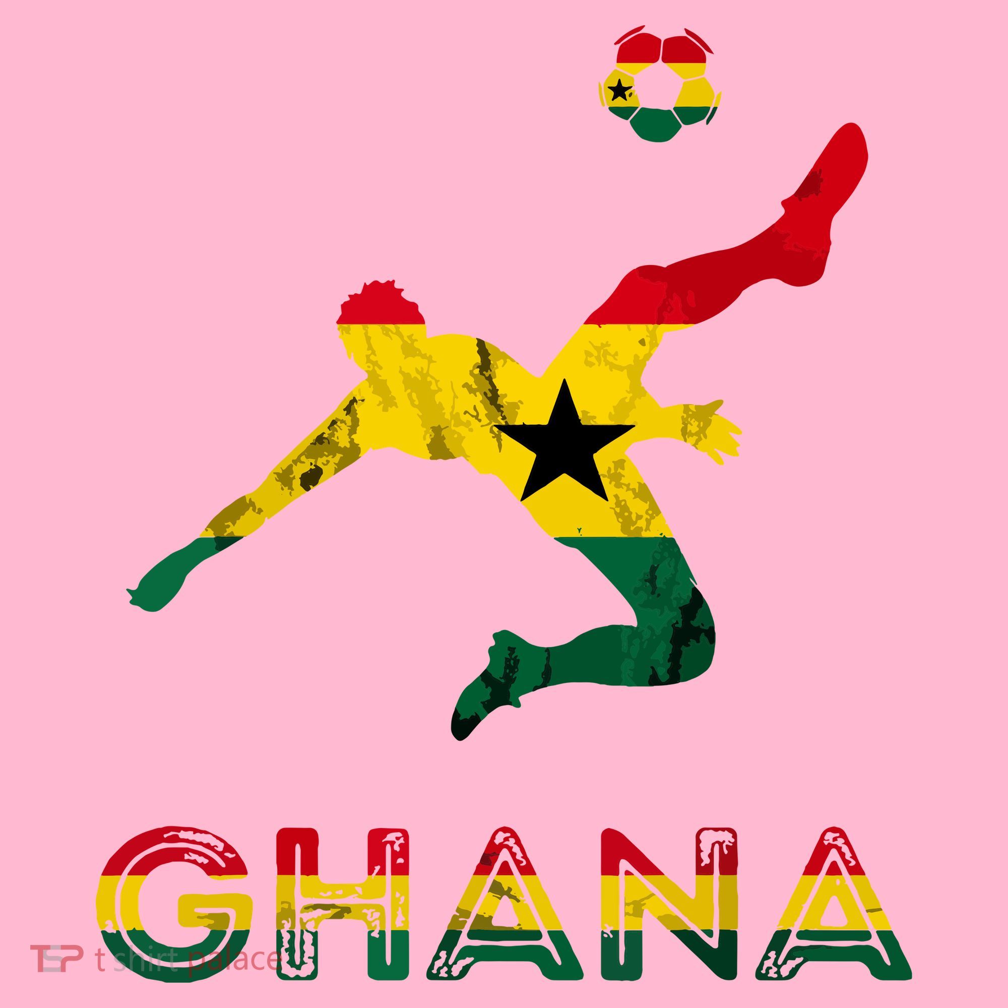 Ghana Soccer Player Ghana Ghanese Roots Evolution Ghana Flag Coaster