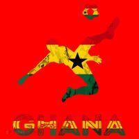 Ghana Soccer Player Ghana Ghanese Roots Evolution Ghana Flag Santa Hat thumb 1