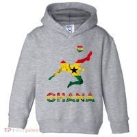 Ghana Soccer Player Ghana Ghanese Roots Evolution Ghana Flag Toddler Hoodie thumb 0