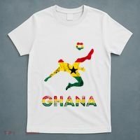 Ghana Soccer Player Ghana Ghanese Roots Evolution Ghana Flag T-Shirt thumb 5