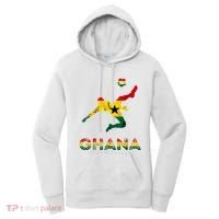 Ghana Soccer Player Ghana Ghanese Roots Evolution Ghana Flag Women's Hoodie thumb 0