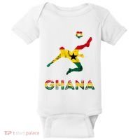 Ghana Soccer Player Ghana Ghanese Roots Evolution Ghana Flag Baby Bodysuit thumb 0