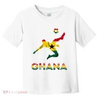 Ghana Soccer Player Ghana Ghanese Roots Evolution Ghana Flag Toddler T-Shirt thumb 0