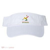 Ghana Soccer Player Ghana Ghanese Roots Evolution Ghana Flag Visor thumb 0