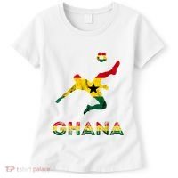 Ghana Soccer Player Ghana Ghanese Roots Evolution Ghana Flag Women's T-Shirt thumb 0