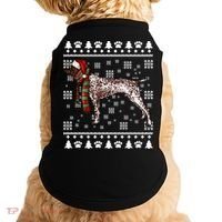 Ger Shorthaired Pointer Dog Santa Hat Xmas Ugly Christmas Meaningful Gift Doggie Tank thumb 0