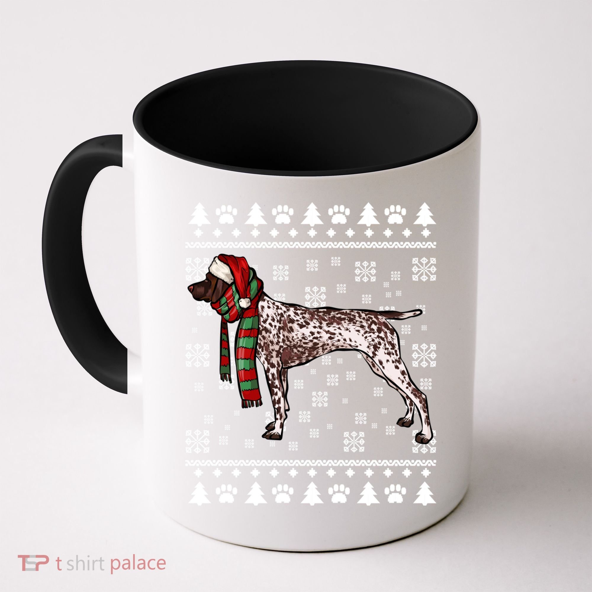 Ger Shorthaired Pointer Dog Santa Hat Xmas Ugly Christmas Meaningful Gift Coffee Mug