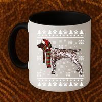 Ger Shorthaired Pointer Dog Santa Hat Xmas Ugly Christmas Meaningful Gift Coffee Mug thumb 2