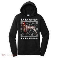 Ger Shorthaired Pointer Dog Santa Hat Xmas Ugly Christmas Meaningful Gift Women's Hoodie thumb 0