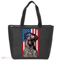 German Shorthaired Pointer 4th Of July American Flag GSP Dog Tote Bag thumb 0