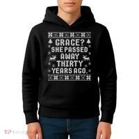 Grace She Passed Away Thirty Years Ago Kids Hoodie thumb 4