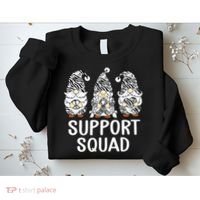 Gnomes Support Peace Hope Love Carcinoid Funny Cancer Awareness Sweatshirt thumb 2