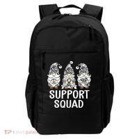 Gnomes Support Peace Hope Love Carcinoid Funny Cancer Awareness Backpack thumb 0