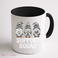 Gnomes Support Peace Hope Love Carcinoid Funny Cancer Awareness Coffee Mug thumb 1
