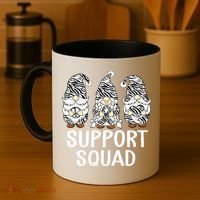 Gnomes Support Peace Hope Love Carcinoid Funny Cancer Awareness Coffee Mug thumb 4