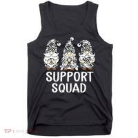 Gnomes Support Peace Hope Love Carcinoid Funny Cancer Awareness Tank Top thumb 0