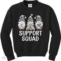 Gnomes Support Peace Hope Love Carcinoid Funny Cancer Awareness Kids Sweatshirt thumb 0