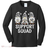Gnomes Support Peace Hope Love Carcinoid Funny Cancer Awareness Kids Long Sleeve Shirt thumb 0