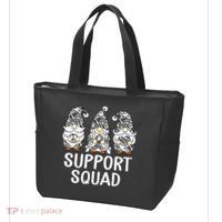 Gnomes Support Peace Hope Love Carcinoid Funny Cancer Awareness Tote Bag thumb 3
