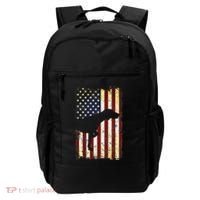 German Shorthaired Pointer Silhouette American Flag Backpack thumb 0