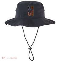 German Shorthaired Pointer Silhouette American Flag Bucket Hat thumb 0