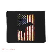 German Shorthaired Pointer Silhouette American Flag Mousepad thumb 0