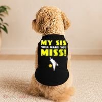 Girl Softball Pitcher Sister Brother Funny Doggie Tank thumb 2