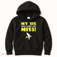 Girl Softball Pitcher Sister Brother Funny Kids Hoodie thumb 0