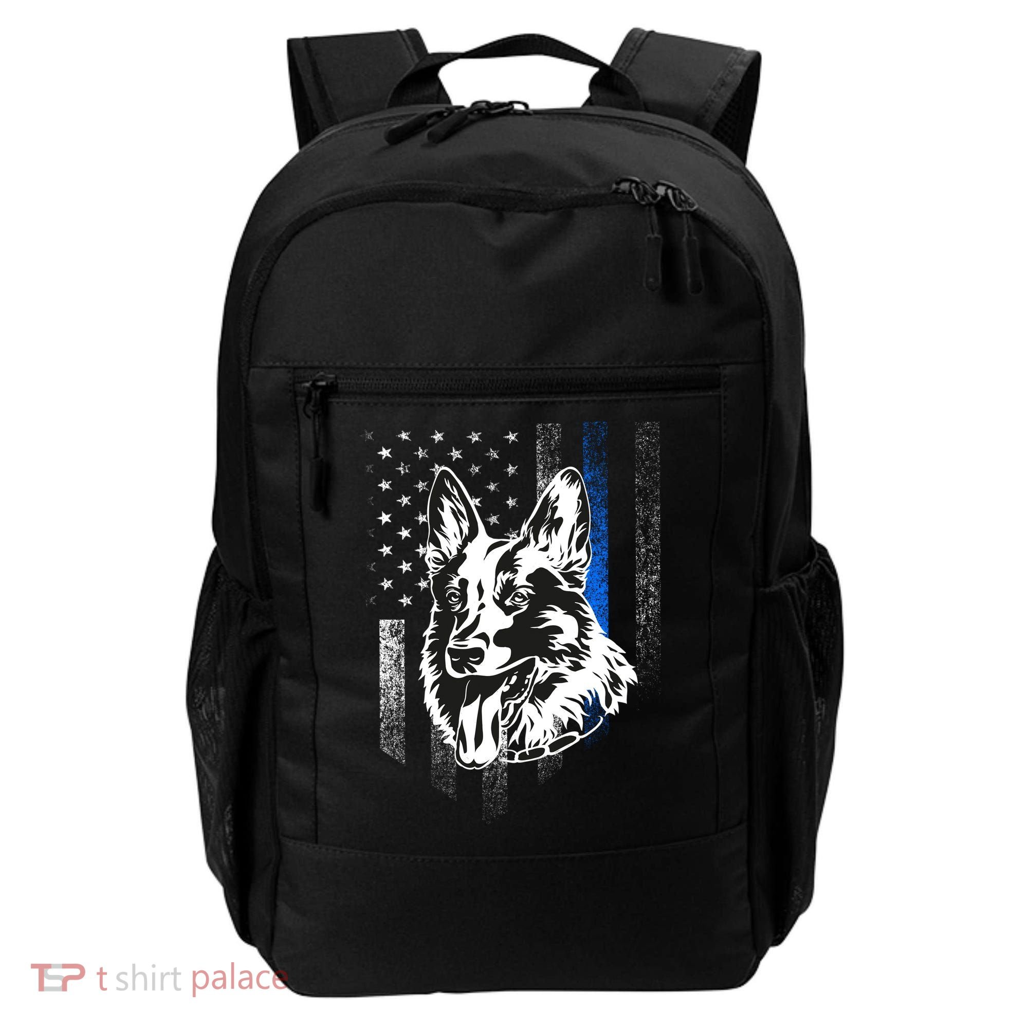 German Shepherd Police Dog Backpack