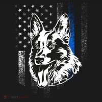 German Shepherd Police Dog Backpack thumb 2