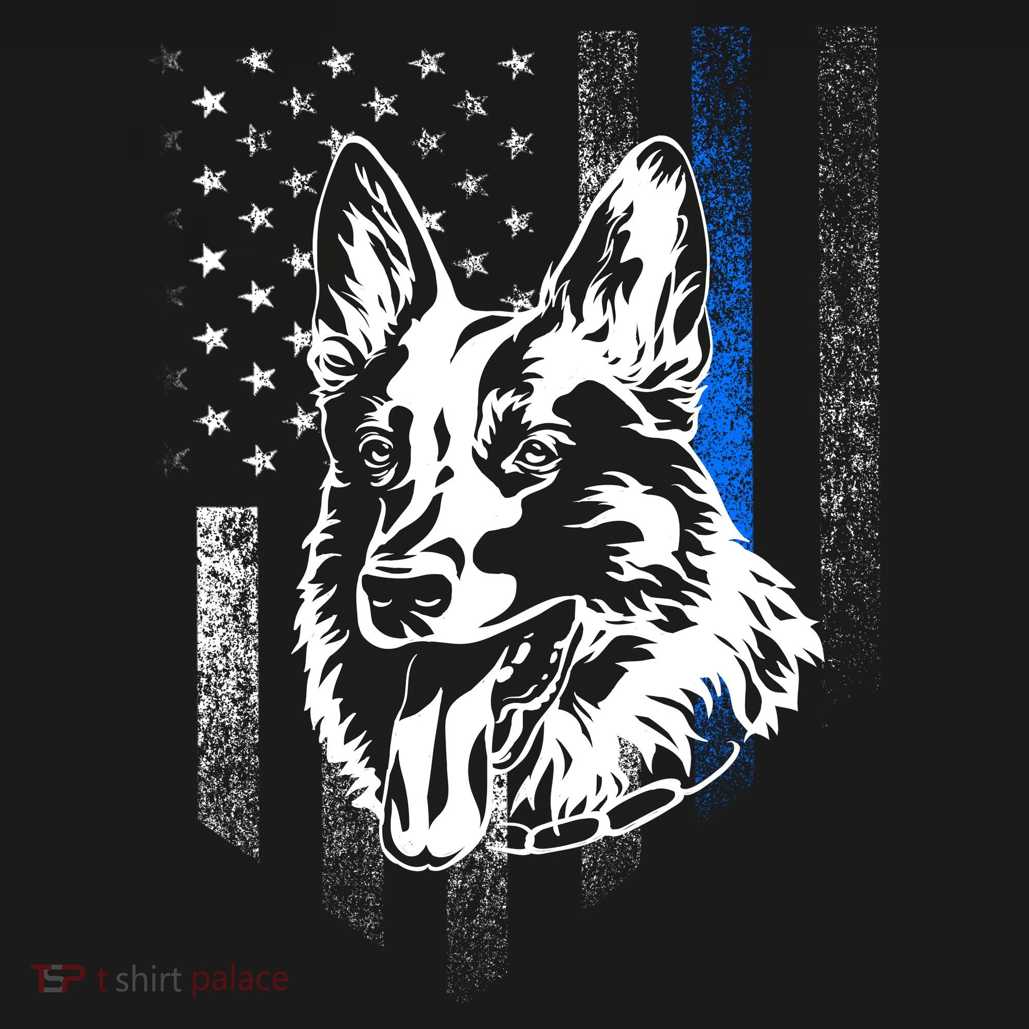 German Shepherd Police Dog Backpack