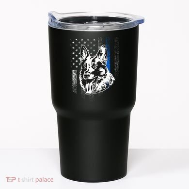 German Shepherd Police Dog Tumbler