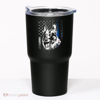 German Shepherd Police Dog Tumbler thumb 0