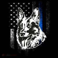 German Shepherd Police Dog Ornament thumb 1