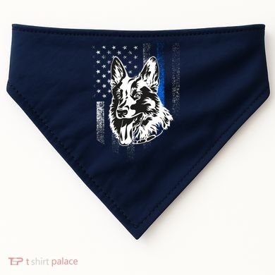 German Shepherd Police Dog USA-Made Doggie Bandana