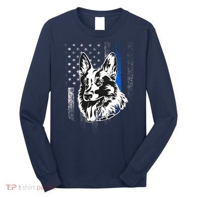 German Shepherd Police Dog Long Sleeve Shirt
