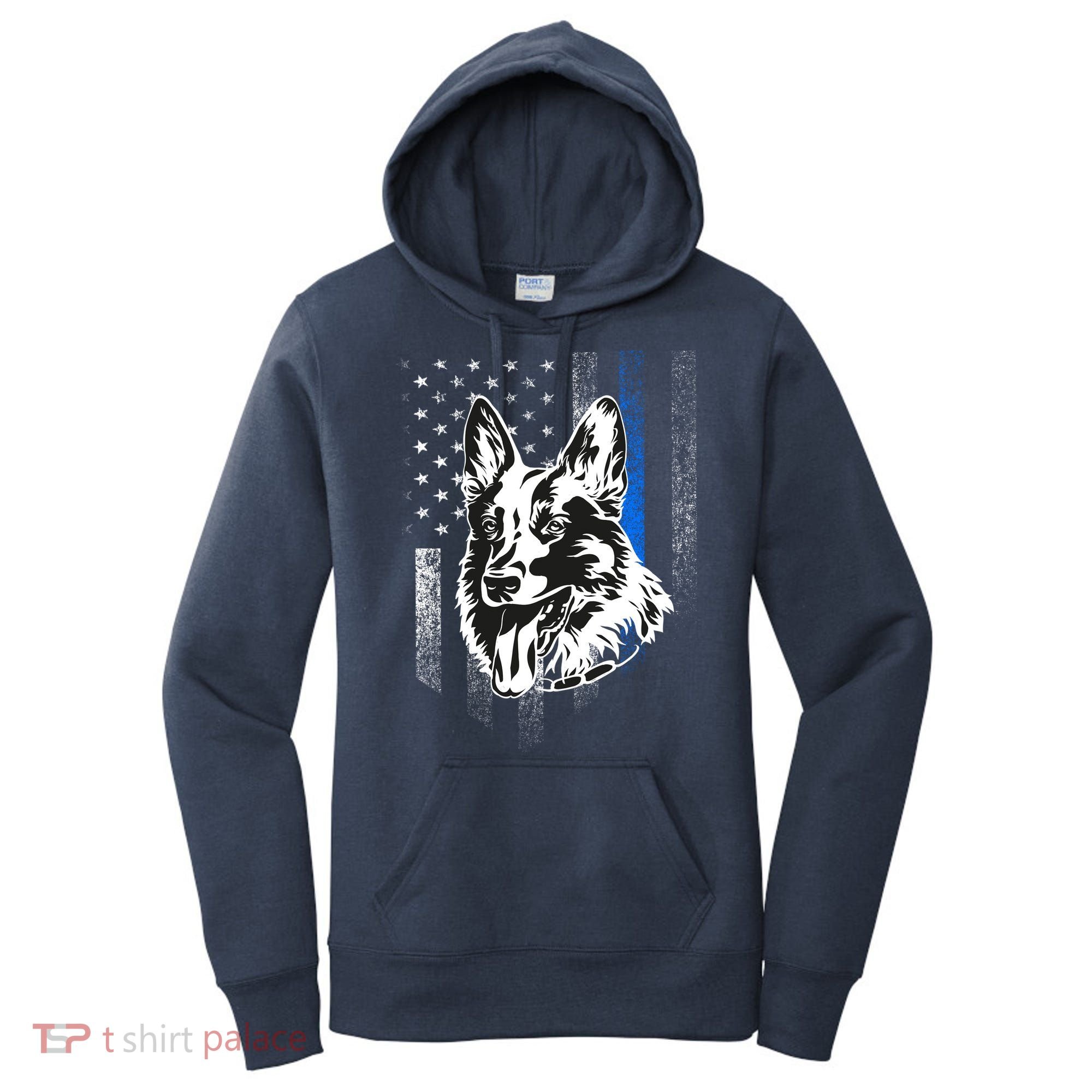 German Shepherd Police Dog Women's Hoodie