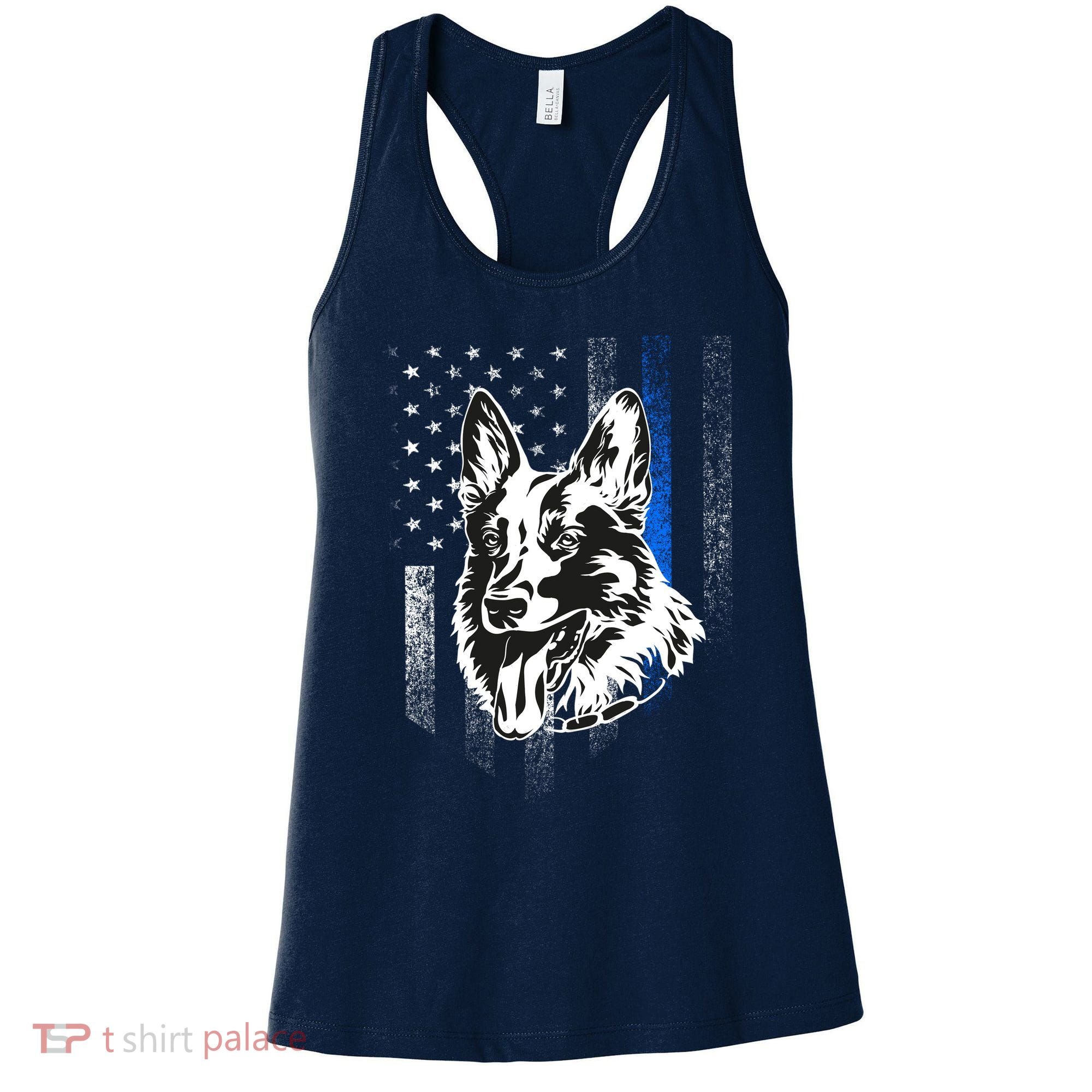 German Shepherd Police Dog Women's Tank Top