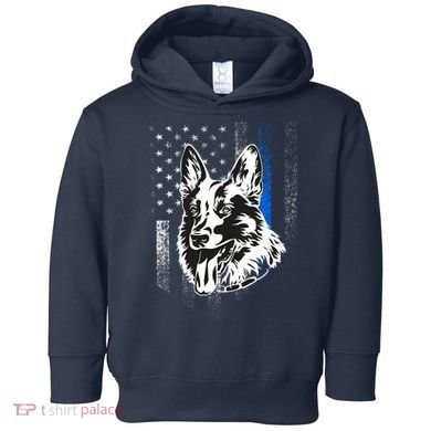 German Shepherd Police Dog Toddler Hoodie