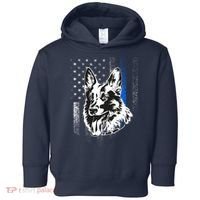 German Shepherd Police Dog Toddler Hoodie thumb 0
