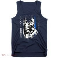 German Shepherd Police Dog Tank Top thumb 0
