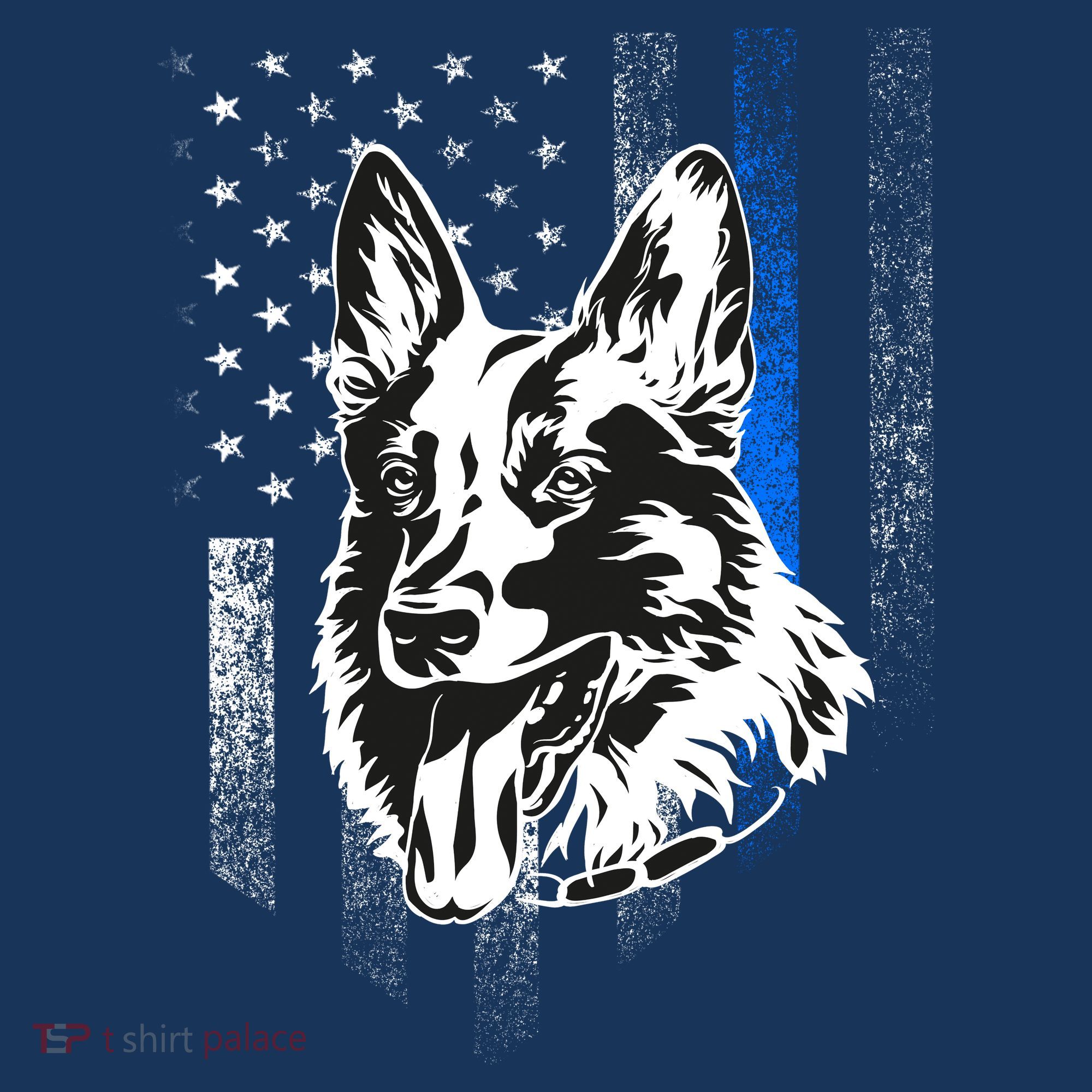 German Shepherd Police Dog Kids Sweatshirt