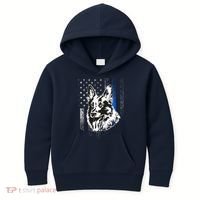 German Shepherd Police Dog Kids Hoodie thumb 0