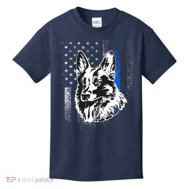 German Shepherd Police Dog Kids T-Shirt