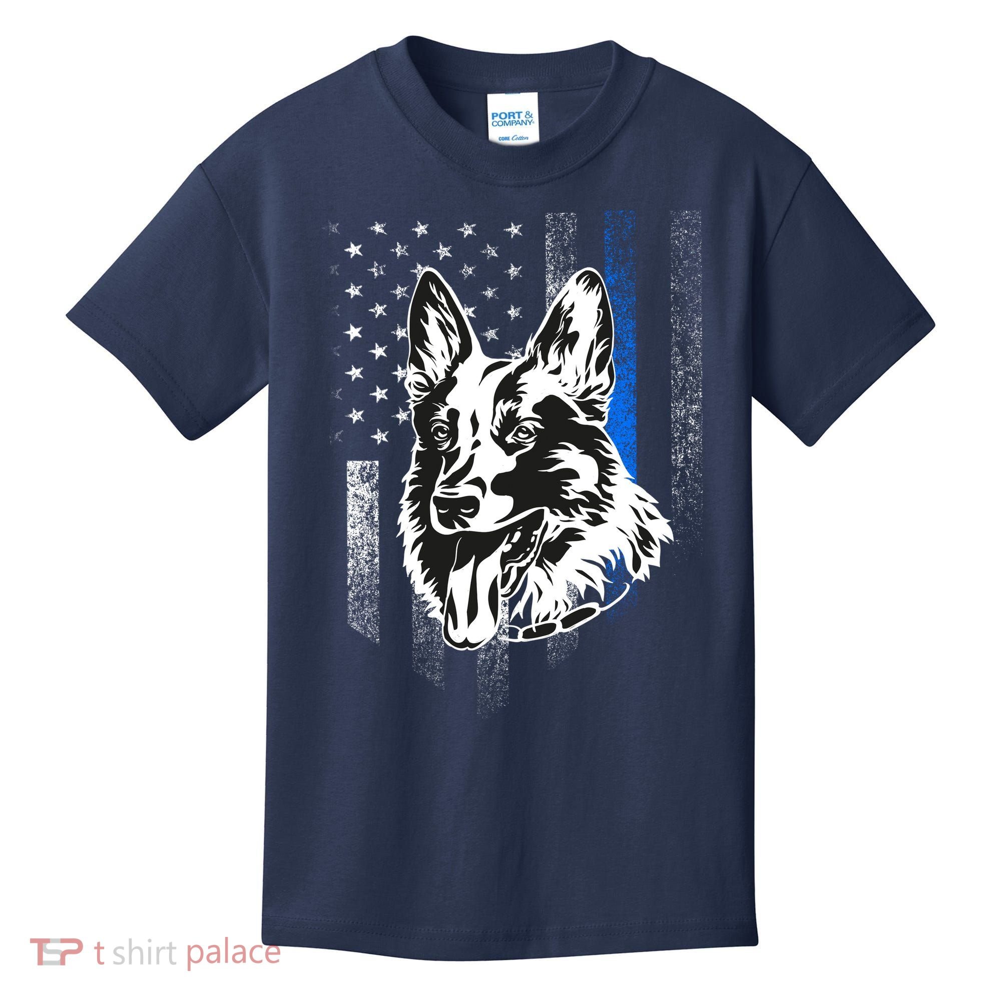 German Shepherd Police Dog Kids T-Shirt