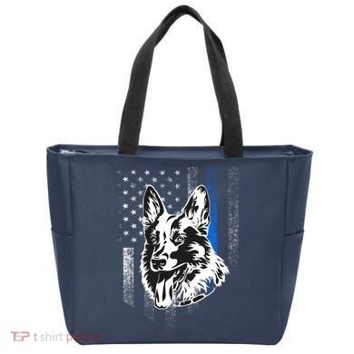 German Shepherd Police Dog Tote Bag